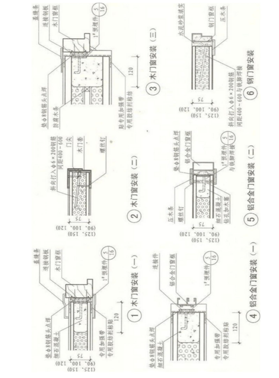 EPS墻板安裝節(jié)點